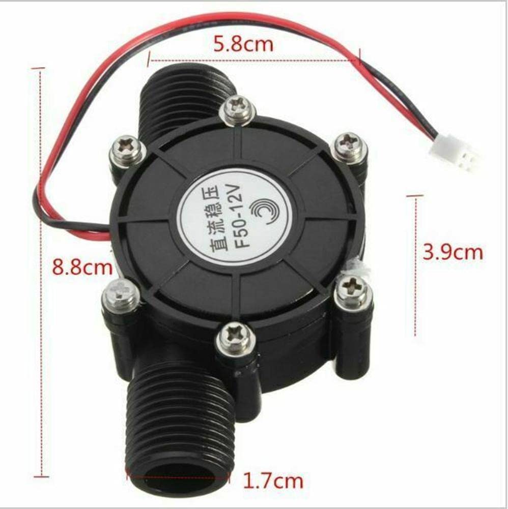 2023 10W Tap Water Flow Hydraulic Flow Generator DC Micro Hydro DIY Mini Mechanical Equipment