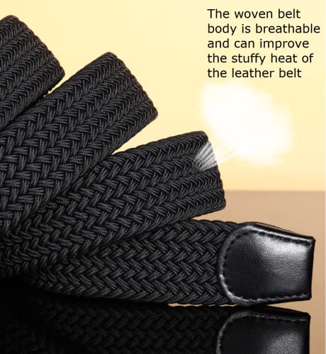 Mens Golf Belt, Casual Belts for Men Jeans Adjustable Braided Web Belt3