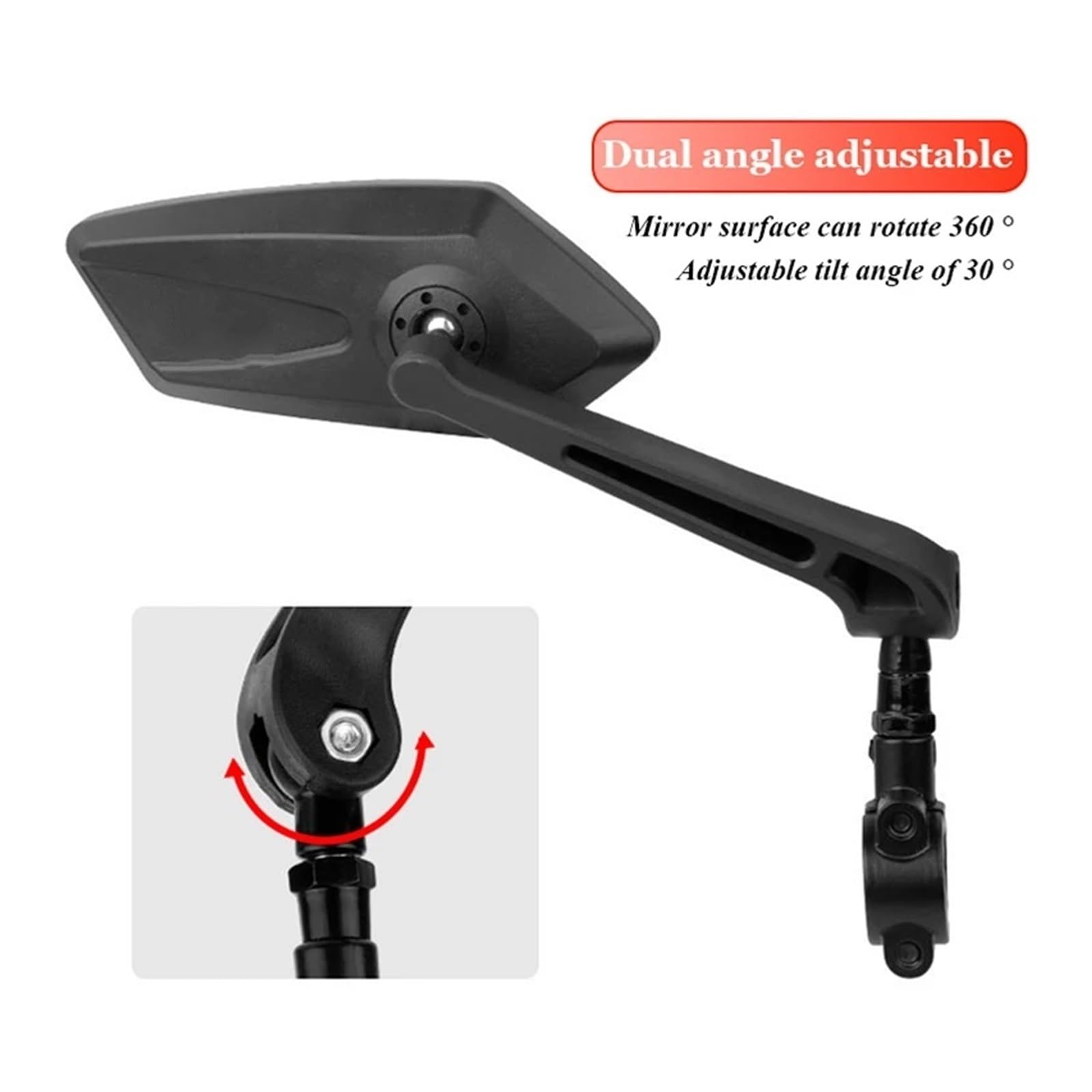 Moto Lusterko końcówkowe kierownicy Motocyklowa k Pasuje Do Kawasaki Z Z400 Z900 Z800 Z750 Z650 Z300 Z1000SX Regulowane Lusterko Wsteczne Boczne Motocyklowe Lusterka Wsteczne