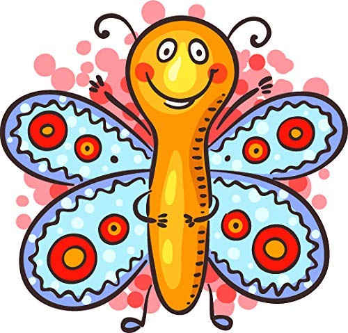 BRK Studio Cute Adorable Wild Wildlife Natural Nature Nursery Cartoon Round Metal 0.75