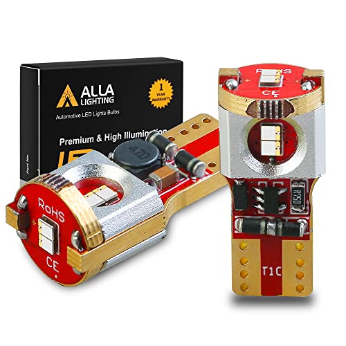 Bombillas LED T10 194NA 10000K Azul Para Vehículo miniatura 1