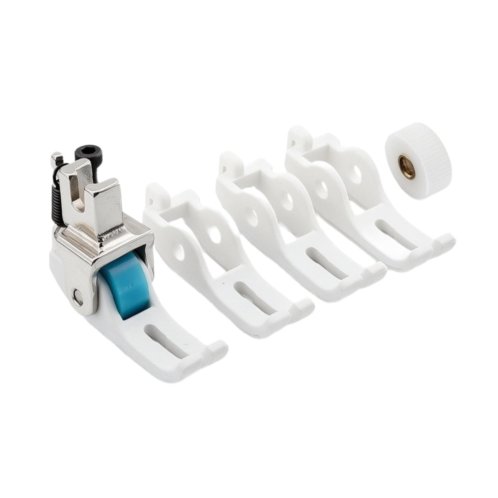 Roller Presser Foot Sewing Projects Professional Sewing Machine Presser Foot White-image-21