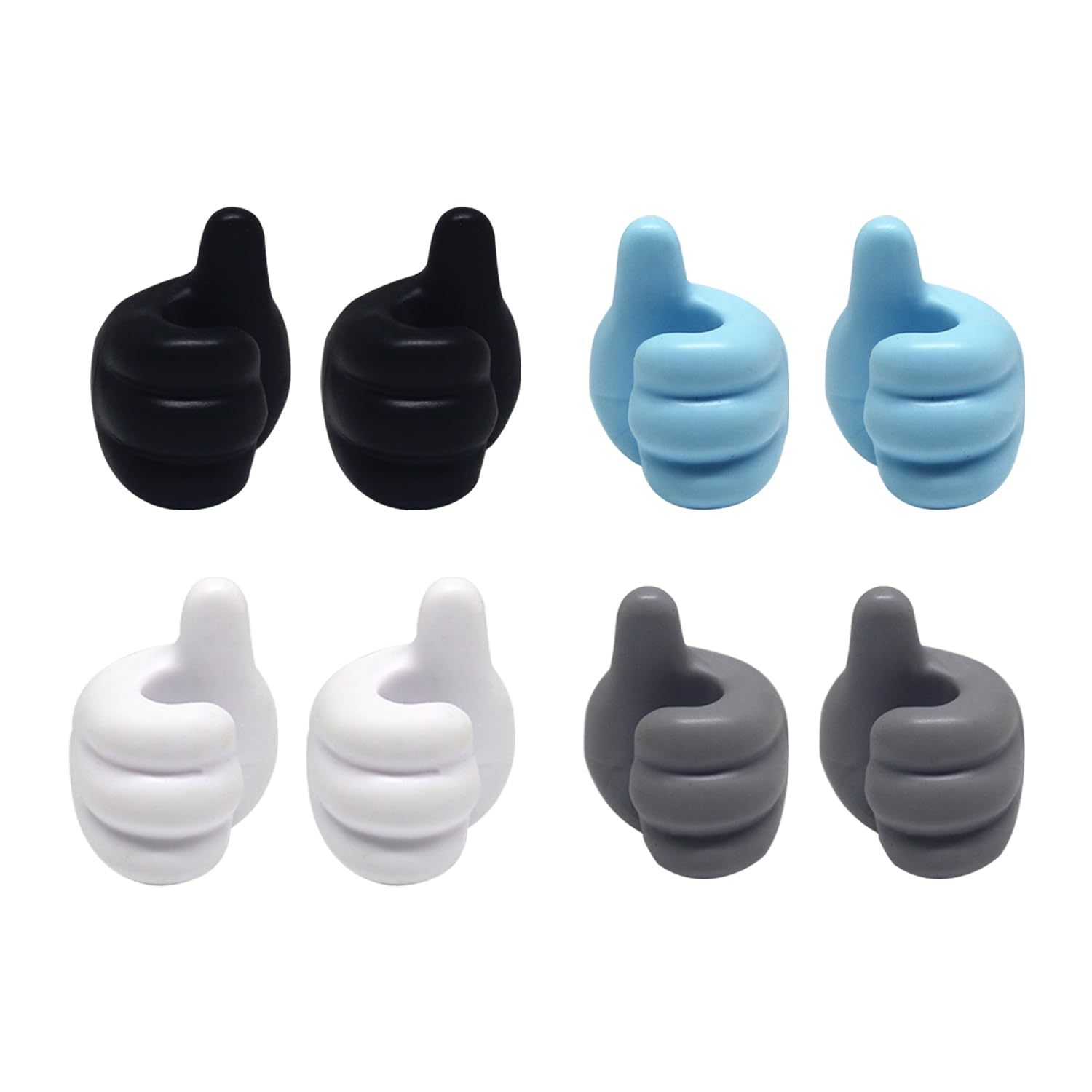 nsb herbals Silicone Thumb Wall Hooks Multipurpose Adhesive Silicone Wire Organizer Key Hanger Multicolored Holder Makeup Brush Holder Cable Clip Key Hanger for Desk Home, Office, Car(8 PCS) (B0CN9JHF8X) Amazon Price History, Amazon Price Tracker