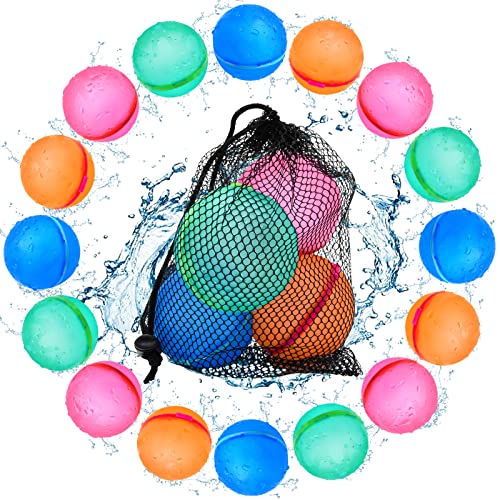 SOPPYCID Reusable Water Bomb Balloons, LatexFree Silicone Water Splash
