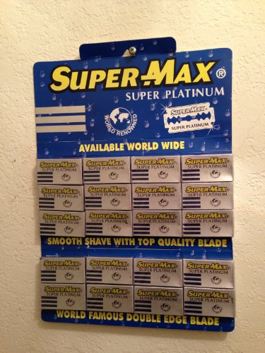 Super-max Super Platinum Double Edge Razor Blades
