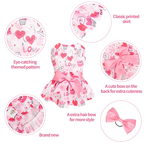 Image of CuteBone Dog Mesh Dress Puppy Sundress Pet Outfit Summer Fashion for Small Dogs Girl Cat Clothes
