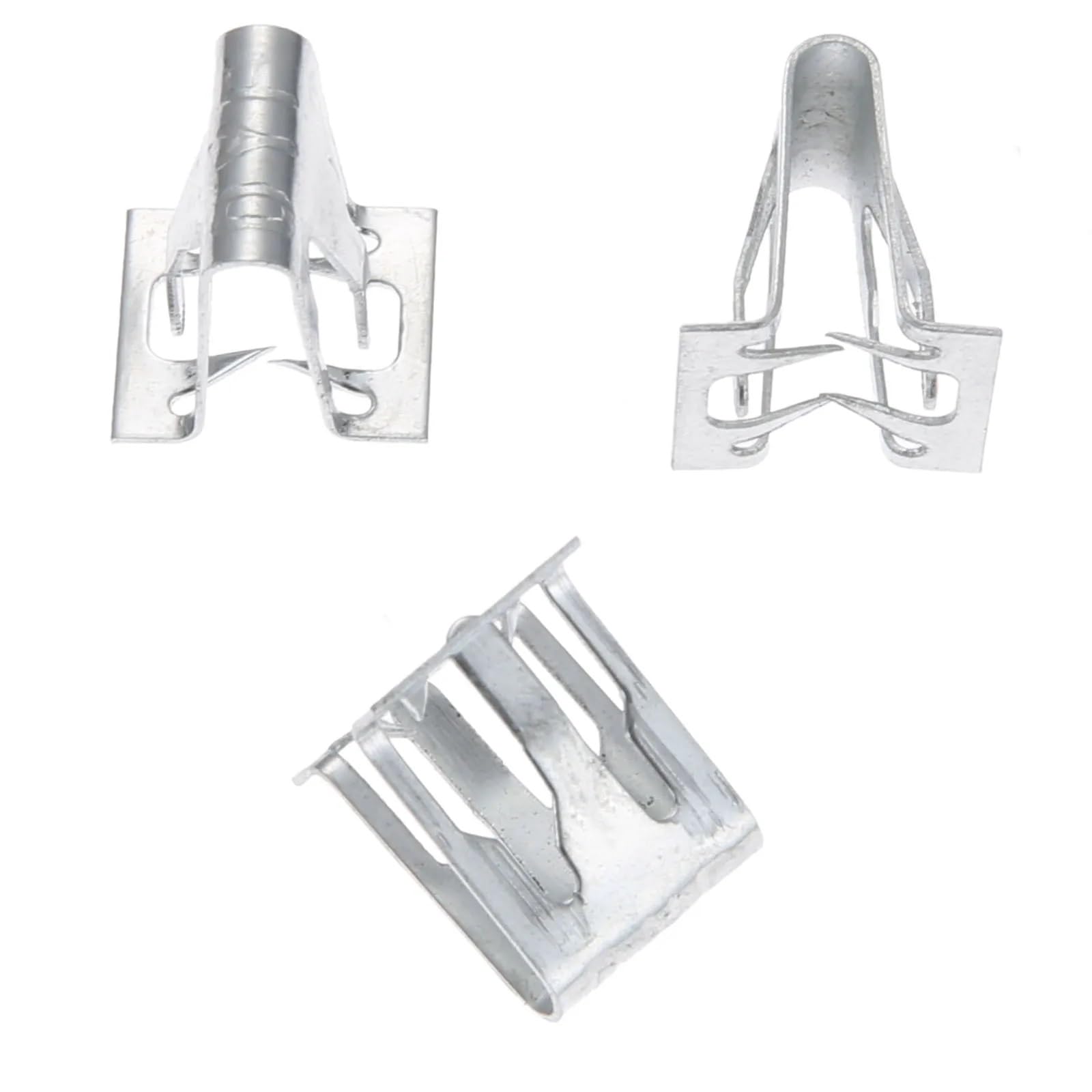 YTQMoreBNZ 15pcs Metal Fasteners Car Dashboards DVD CD Panel Frame Gear Lever Armrest Car Clips Interior Trim Plate Fixed Iron Accessories
