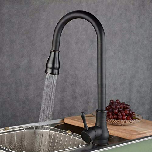 Robinet de cuisine en cuivre rétractable pour simplifier la préparation des repas