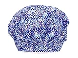 Betty Dain Trendy Turban Comfort Fit Shower Cap, Water Repellent, Sound-reducing Polyester Keeps Hair Protected, Elastic-free Trim Eliminates Imprints, Roomy Design Fits Securely, Rainfall