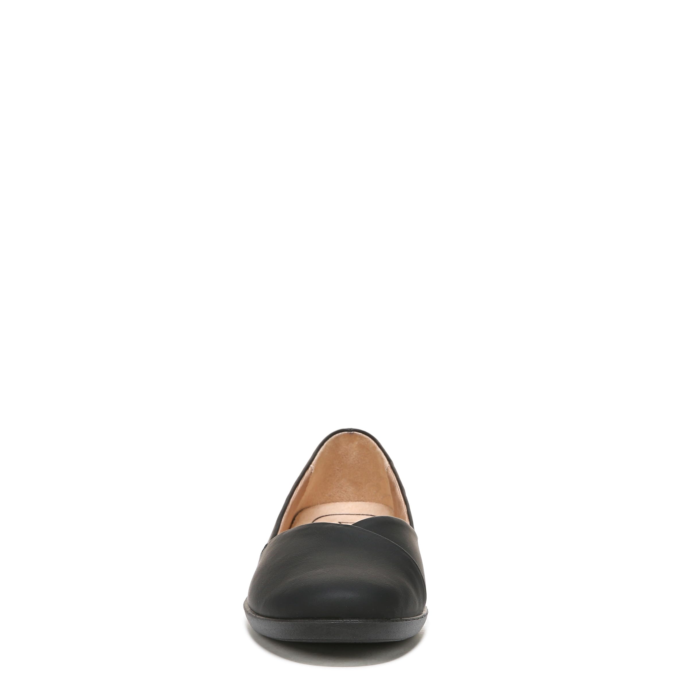 LifeStride Womens Notorious Ballet Flat, Black, 8.5 US
