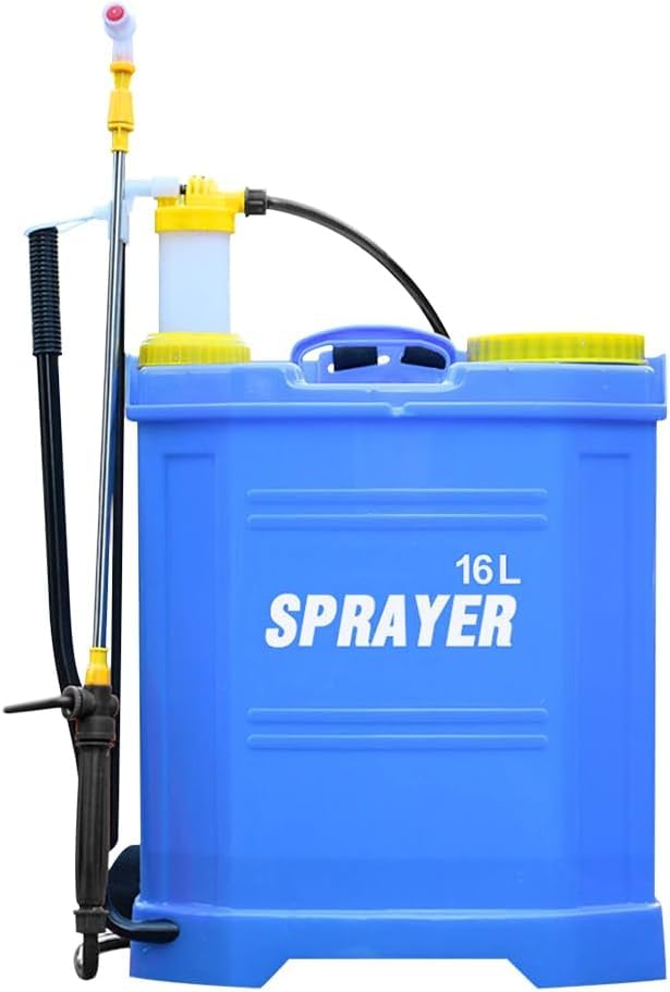 Pulvérisateur à Dos,Pulvérisateur à Pression 16L Pulvérisateur à Dos pour l'entretien Des Plantes, Les pesticides, la Protection Des Plantes et Les papiers Peints (B-16L-Bleu) (Azul)