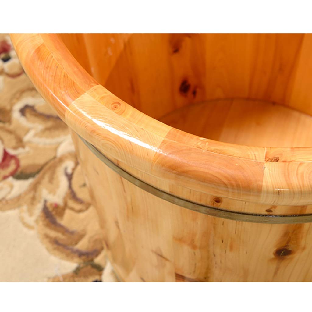 Holz-Fußbecken, Massivholz-Fußwanne, Pediküre-Schüssel, Spa-Massage, Pediküre-Fässer, Haushalts-Fußbad, Massagegerät