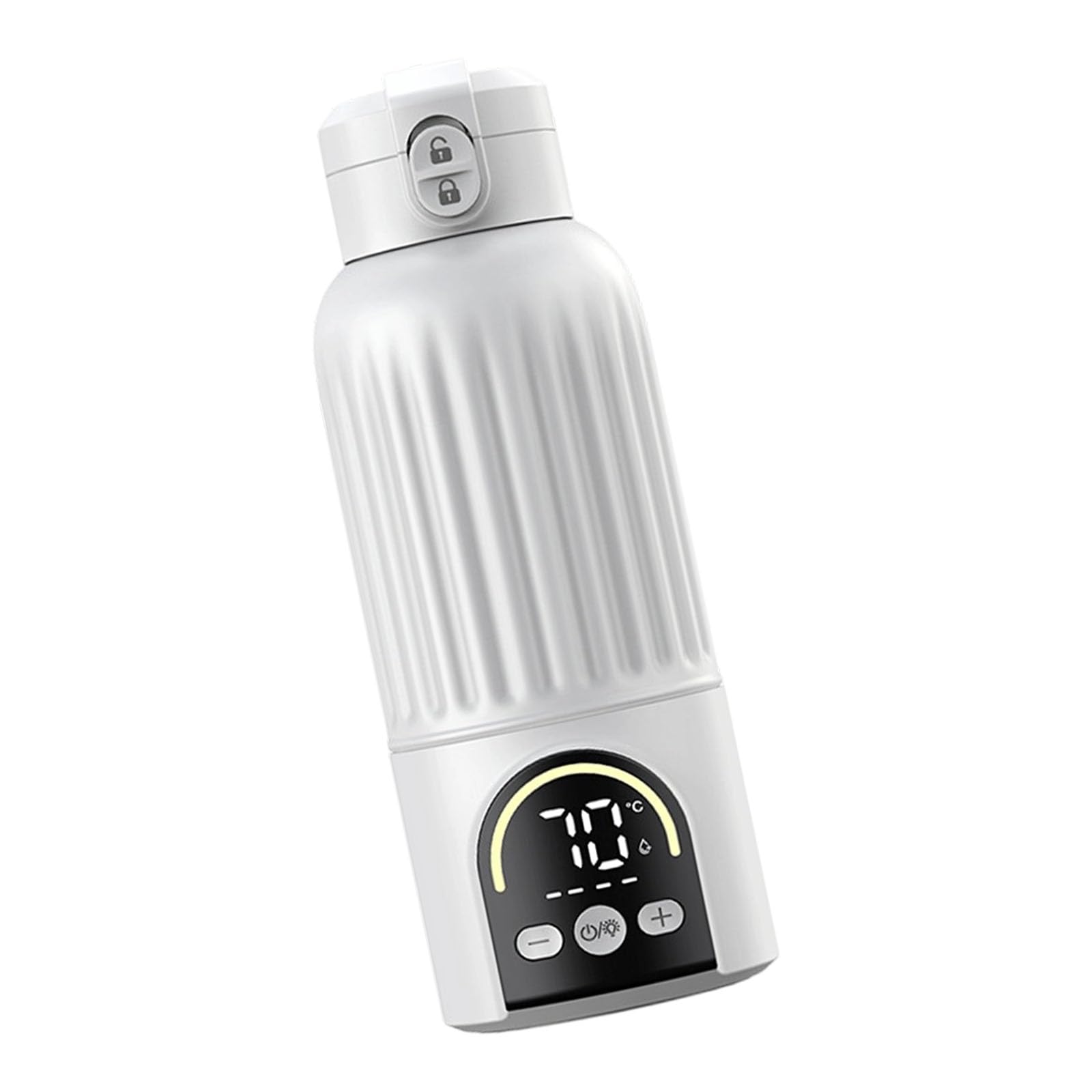Chauffe-biberon portable antidérapant pour bébé 500 ml - Chauffe-biberon sans fil sans fil de type C rechargeable
