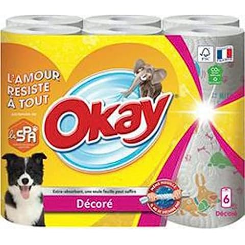 Essuie-tout Okay x 3 rouleaux Cover
