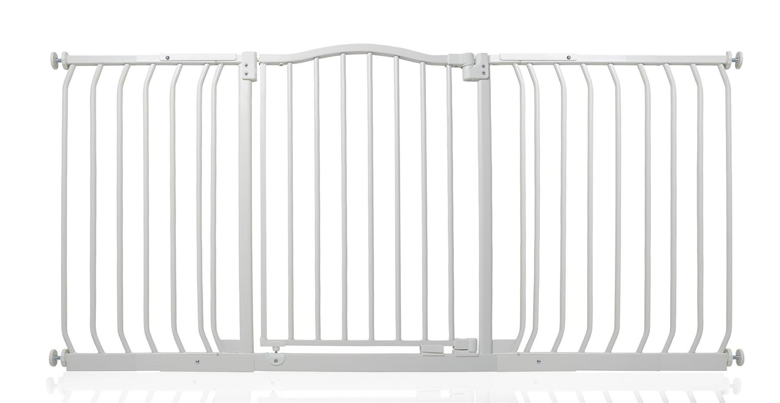 Safetots Curved Top Safety Gate, 71cm - 80cm, Matt White, Pressure Fit Stair Gate, Baby Gate for Doors Hallways and Spaces, Safety Barrier, Easy Installation — view 49