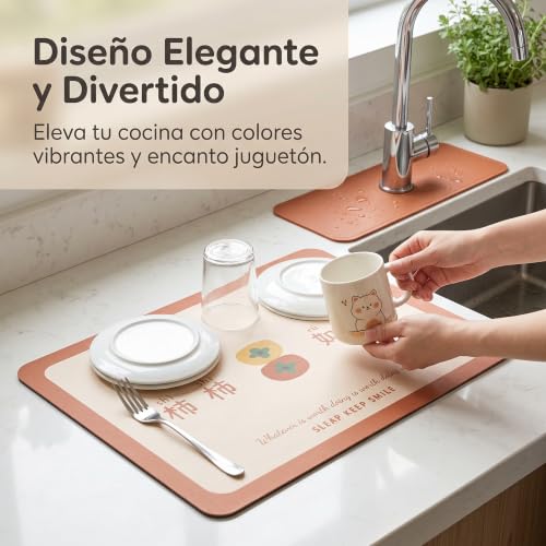 Alfombrilla para salpicaduras de grifo: la solución de caucho absorbente para la encimera 6