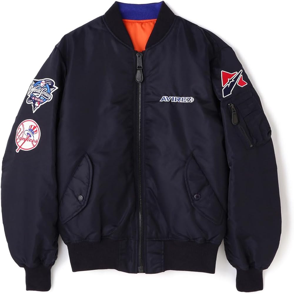 Amazon | [アヴィレックス] ジャケット MLB》 MA-1 SUBWAY SERIES/MA-1