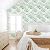Naphite Floral Peel and Stick Wallpaper Boho Contact Paper for Cabinets and Drawers Green Floral Leaf Contact Paper Self-Adhesive Removable Wallpaper for Bedroom Flower Eucalyptus 17.3inW 78.7inL