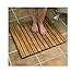 The House of Teak Shower Mat, Golden Teak Light and Dark
