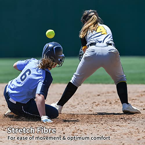 Youper Youth Girls Classic Compression Softball Sliding Shorts, Padded Softball Sliders4