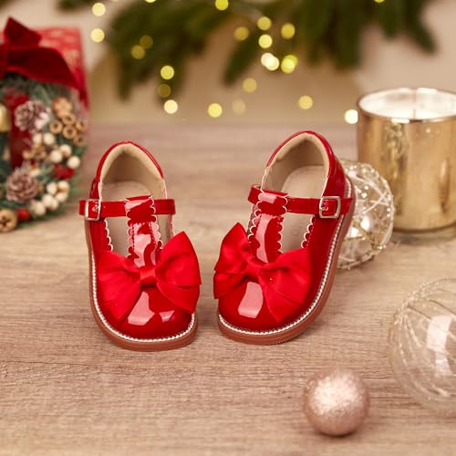 Image of Otter MOMO Toddler /Little Girls Mary Jane Slip-on School Uniform Party Dress Shoes
