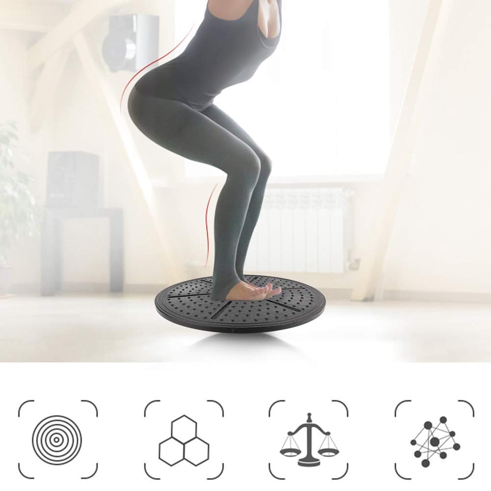 Ejoyous Balance Board, Tavola Oscillante Antiscivolo Labirinto Viola Balance Board Palestra Fitness Esercizi Riabilitazione Allenamento Terapia Top per Fisioterapia per Rafforzare i