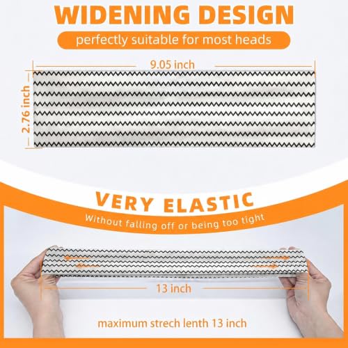 Image of Headbands for Women 8PCS, Summer-Exclusive Elastic Non Slip Hair Head Bands