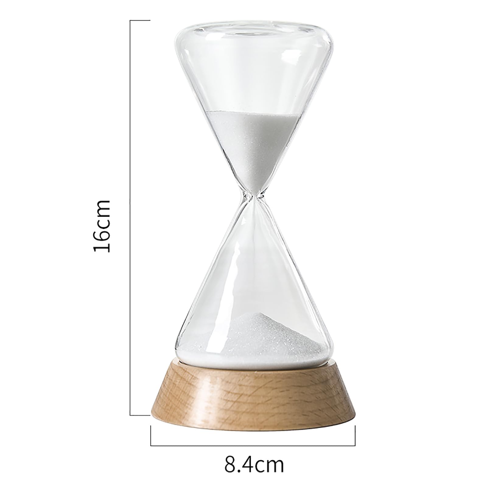 Sanduhr, Dekorative Sanduhr, Sanduhr, Deko-Sanduhr, Sanduhr-Timer mit Sockel, Zeitmanagement-Produktivitätstool – for den Schreibtisch im Homeoffice, 30 Minuten(30 Minutes)