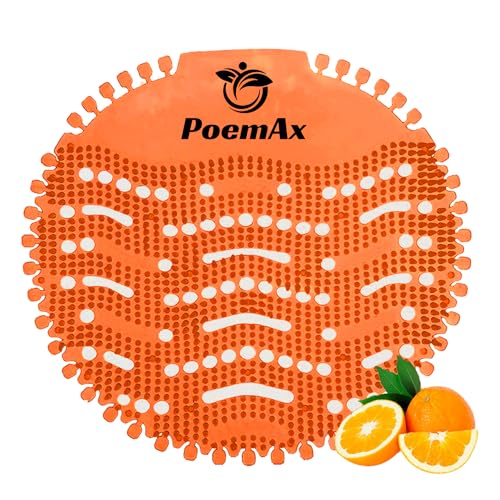 10 Pack Urinal Screen Deodorizer Mats Premium Long Bristle Anti-Splash & Anti-Clogging Urinal Mats Scented Lasting Odor Freshener Urinal Cake Ideal for Bathrooms Restrooms Offic