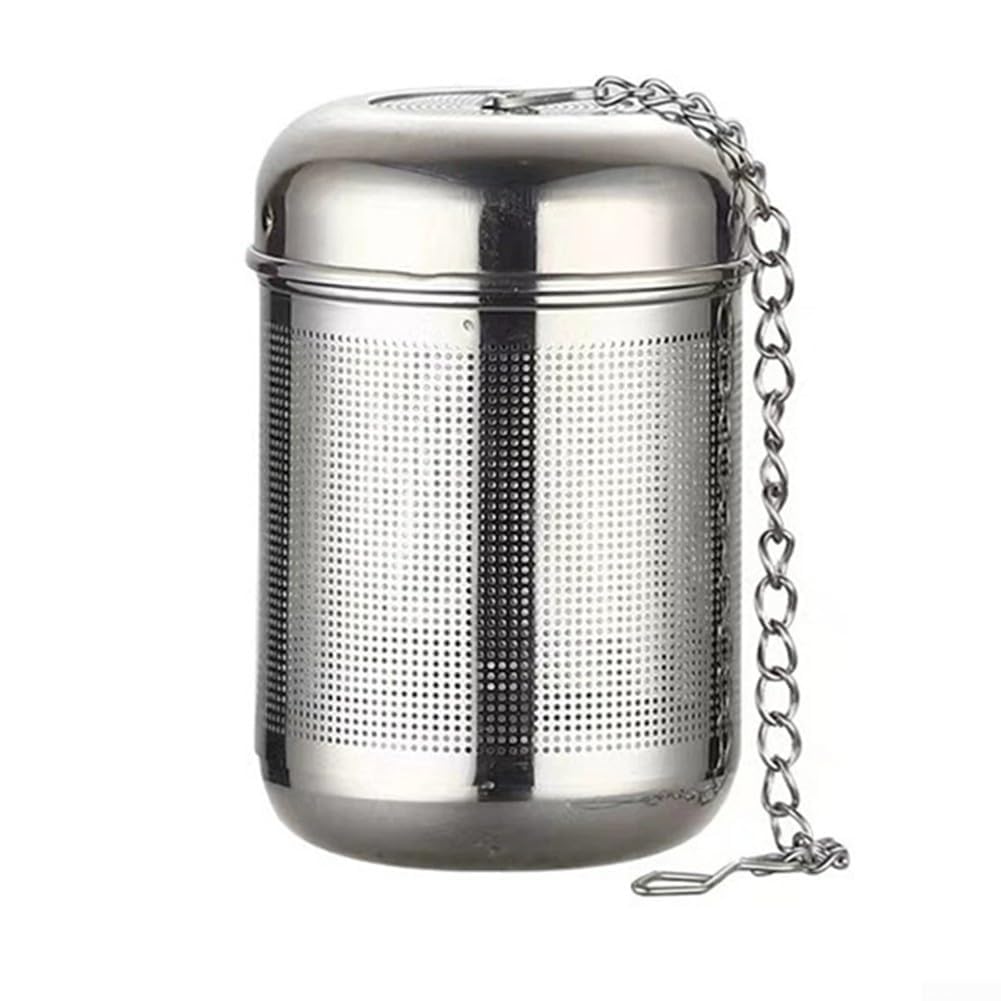 Bola de infusor de chá robusta de aço inoxidável com malha fina adequada para preparar