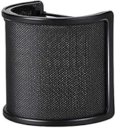 Pop Filter, AGPtEK Microphone Pop Filter Metal Mesh and Upgraded Three-Layer Foams, Studio Shield...