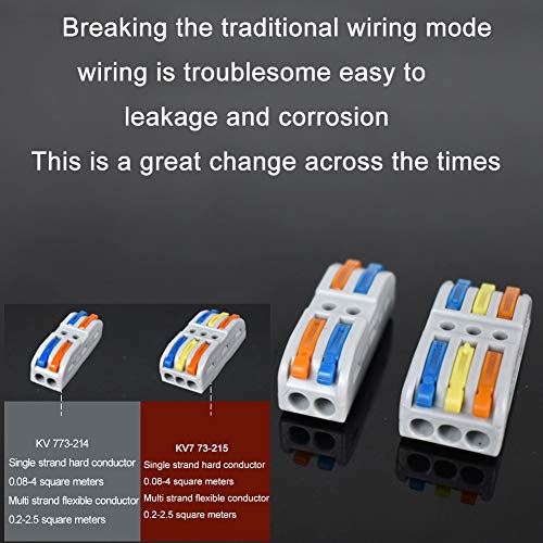 25Pcs Compact Connettore, Leva-Dado Cavo