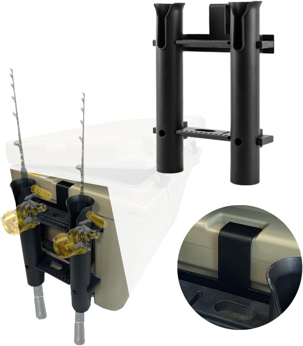 Fishing Rod Holder Bracket Wall Mounted Fishing Pole Holder,Side-Mount Fishing Rod Rack Holder,Cooler Fishing Rod Holder,for Boats,Kayak Crate,Cooler,Tube 2 Rod Rack with Screws Fishing Rod Holder Bracket Wall Mounted Fishing Pole Holder,Side-Mount Fishing Rod Rack Holder,Cooler Fishing Rod Holder,for Boats,Kayak Crate,Cooler,Tube 2 Rod Rack with Screws