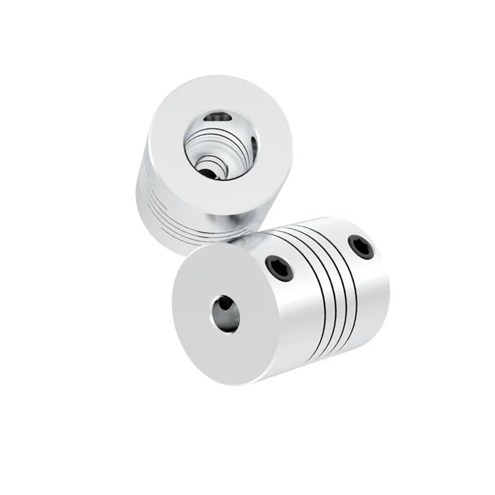 Evita Z-wobble con el acoplamiento flexible 5mm a 6mm D15L20 de aluminio para motor paso a paso 6