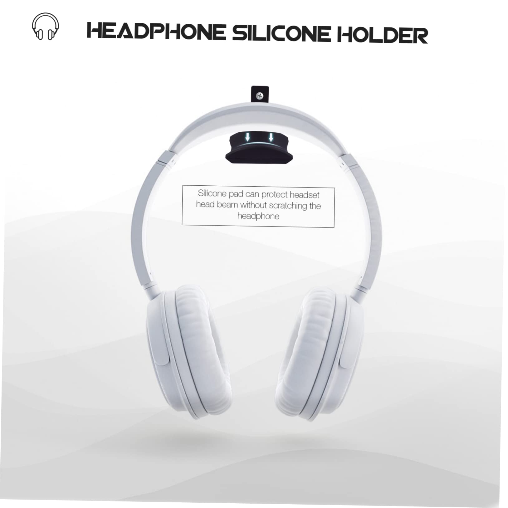 MAGICLULU 3stücke Aluminiumlegierung Kopfhörerhalterung Tisch Universeller Kopfhörerständer Mit Silikonpolster Für Gaming-headsets Monitor Und Hifi-kopfhörer