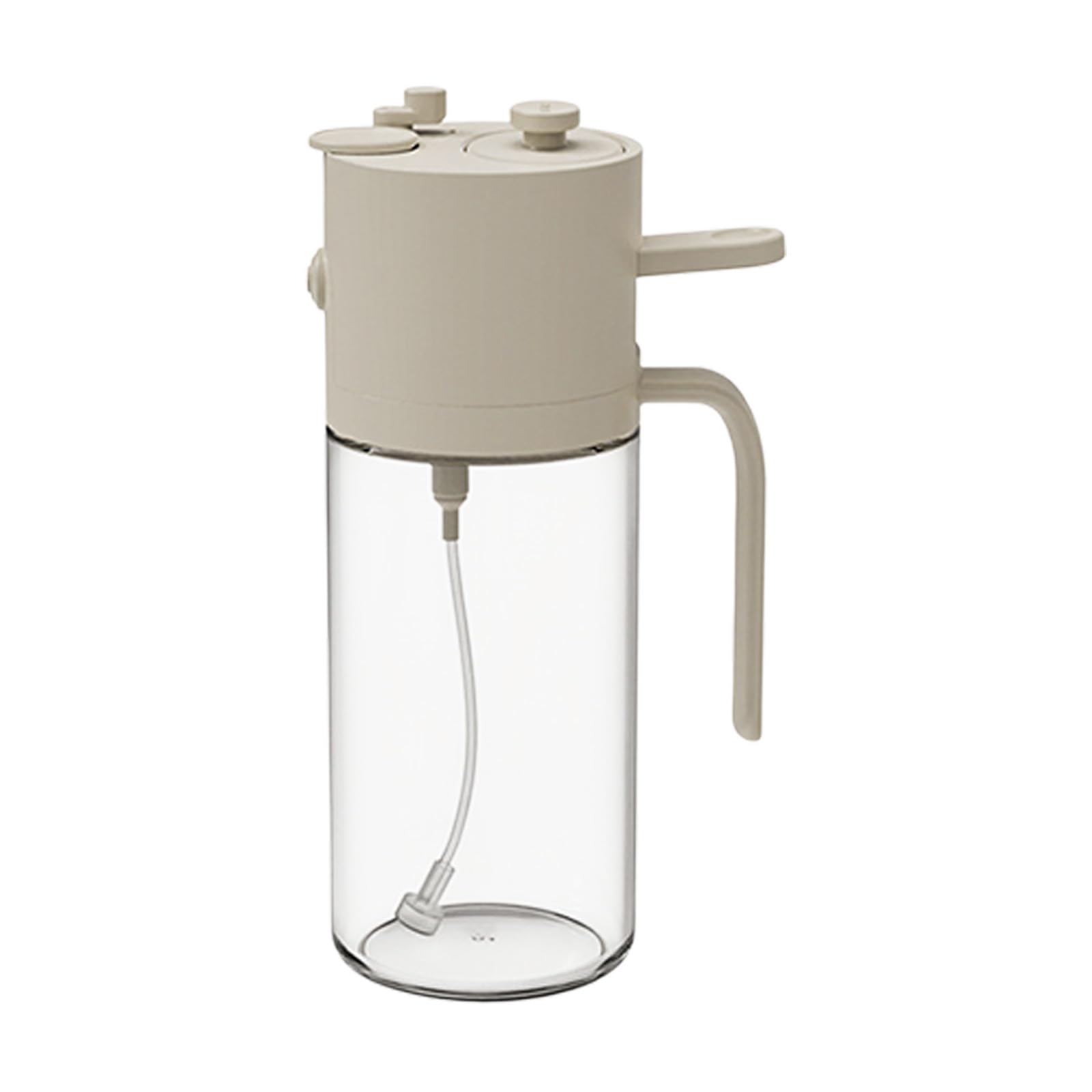 Limtula Innovative Glass Oil Bottle 550ml for Pouring with Secures and Easily Grip Rustless Stream Oil Bottle Impermeable Pourer