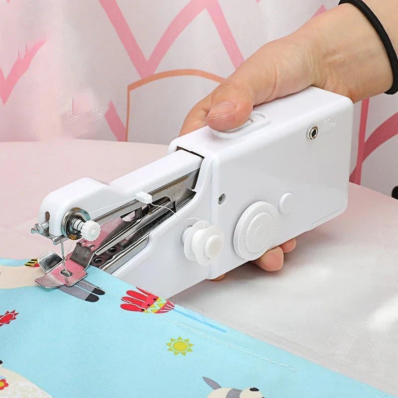 DIGSMORDEN Mini Sewing Machine for Home, Portable Handy Sewing Machine Stitching Machine | Silai Machine for Home Tailoring Use with Bobbin-image-1