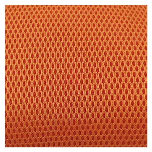 Tela de malla para altavoz naranja de 140x50cm acústica y antipolvo