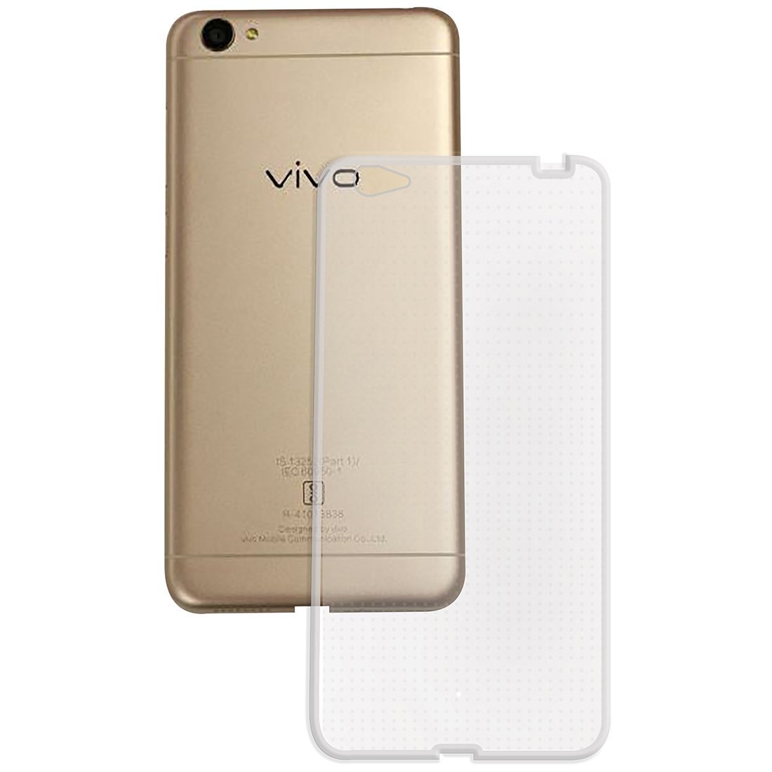Amazon Brand - Solimo Mobile Cover for Vivo Y55L (Soft & Shockproof Back Case with inbuilt Cushioned Edges), Transparent (B08S7ZWQQQ) Amazon Price History, Amazon Price Tracker