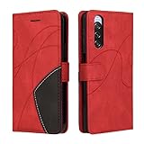 CXTCASE Handyhülle für Sony Xperia 10 V, Flip PU Leder Hülle Cover, Modisch Flip Case für Sony...