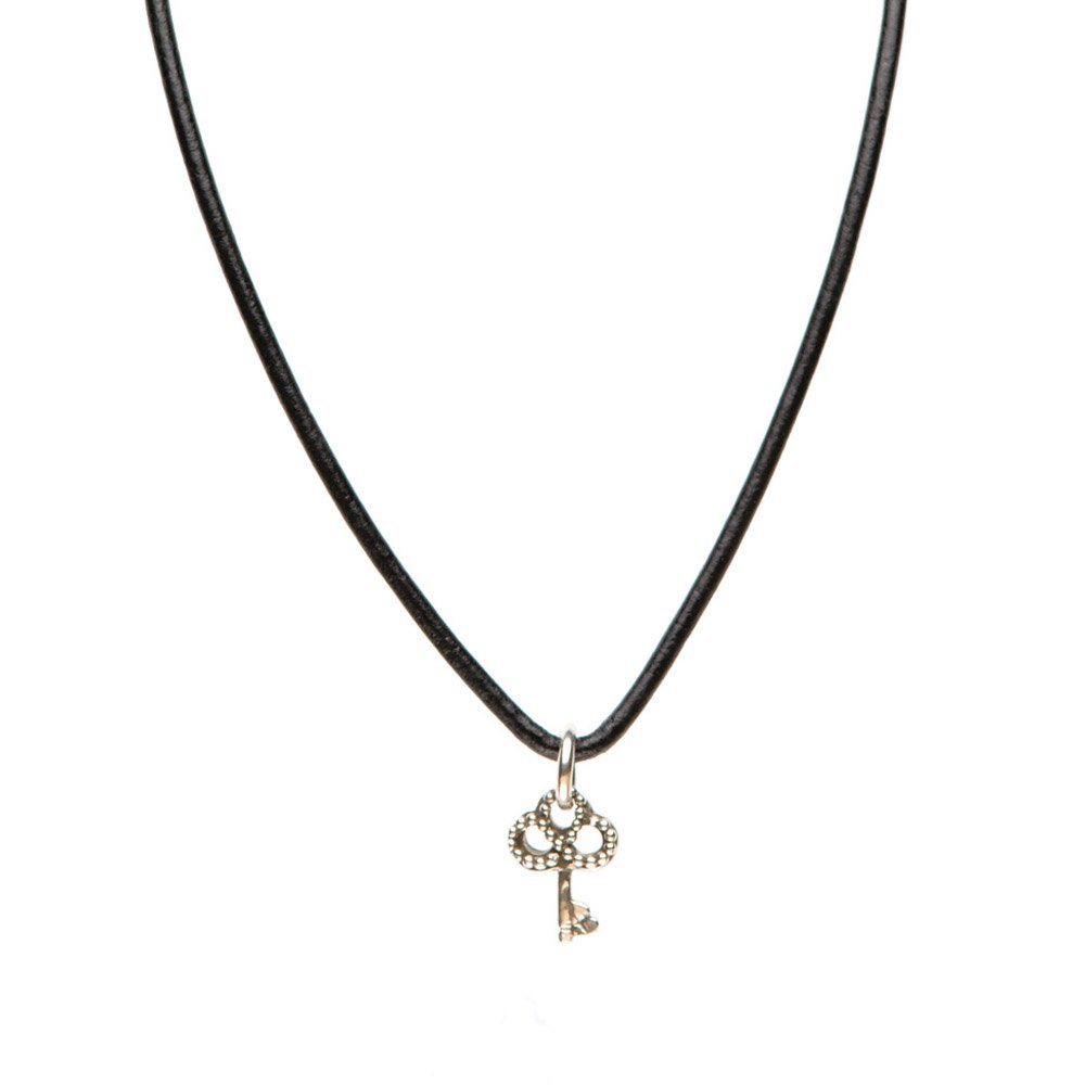 Novobeads Authentic Leather 30240 Necklace Leather Smooth - Black, M (24-26inch/61-66cm)