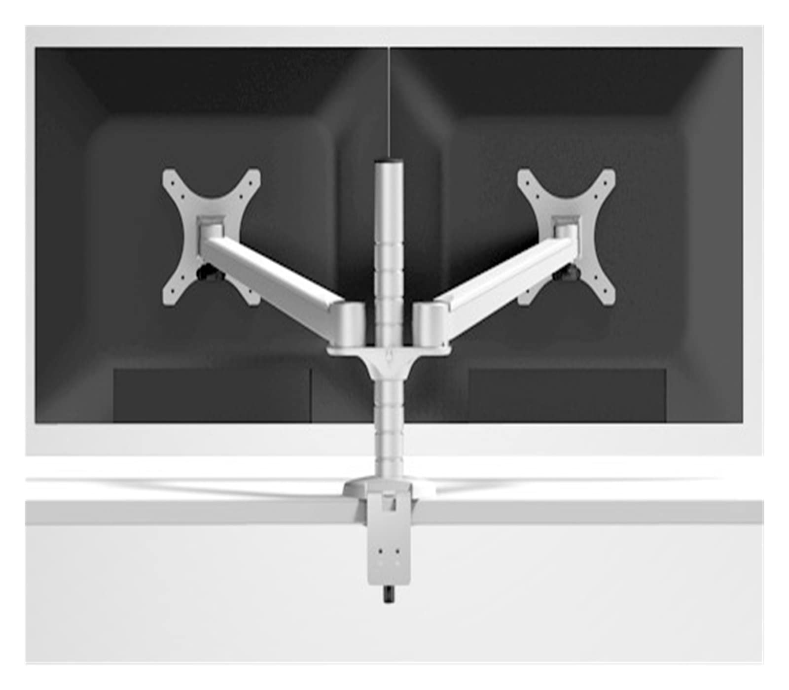 CGCSYZ OA-4 Aluminum Alloy Dual Monitor Holder Full Motion Monitor Mount Support Arm Stand Base