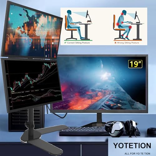 Image of 19-inch Full HD 75Hz Small Thin Monitor for laptops, Computers and desktops, HD+ 1440 x 900p, Anti-Glare, LED Display, VGA /HDMI Connection