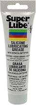 Super Lube 92003 Silicone Lubricating Grease with PTFE, 3 oz Tube, Translucent White