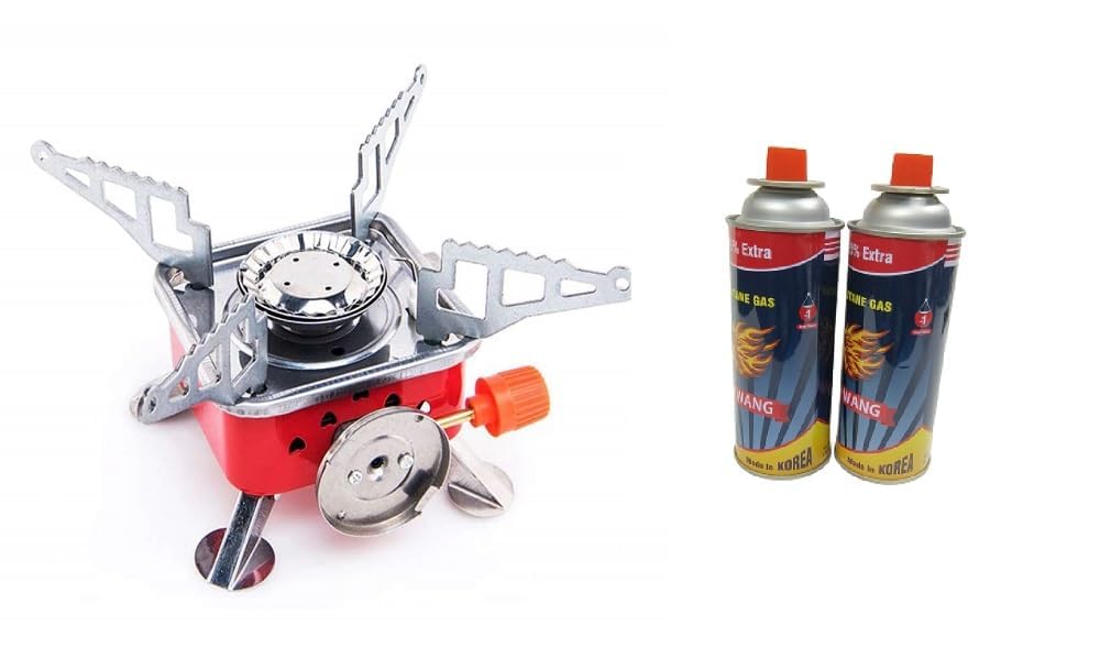Ship Mini Gas Stove With Windshield Stainless Steel Outdoor Portable Square-Shaped 2 Pc Butane Gas Burner Camping Picnic Folding Stove With Storage Bag (B0CRZF2PMB) Amazon Price History, Amazon Price Tracker