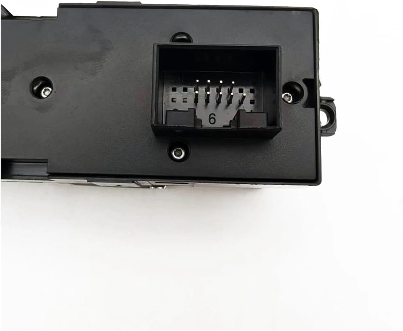 Chrome Driver Side Electric Master Window Control Switch 9Pins with Red Light Compatible with VW Golf Bora Passat Seat Leon Toledo 3BD959857