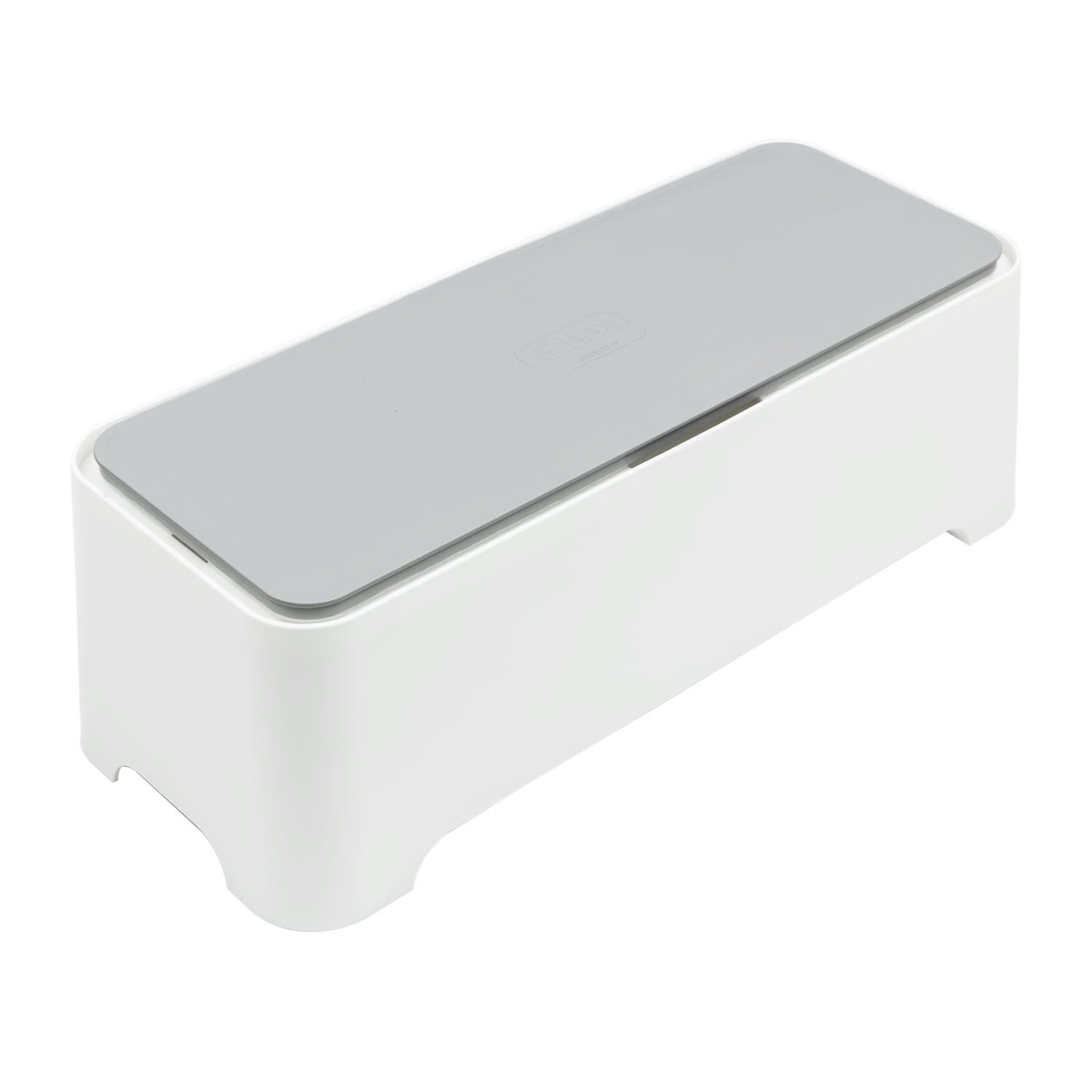 Allibert 220046Ãƒ'Ã‚ E-Box Cable Rectangular Polypropylene Storage Box White/Grey 36,79Ãƒ'Ã‚ x 14.7Ãƒ'Ã‚ x 12.6Ãƒ'Ã‚ cm