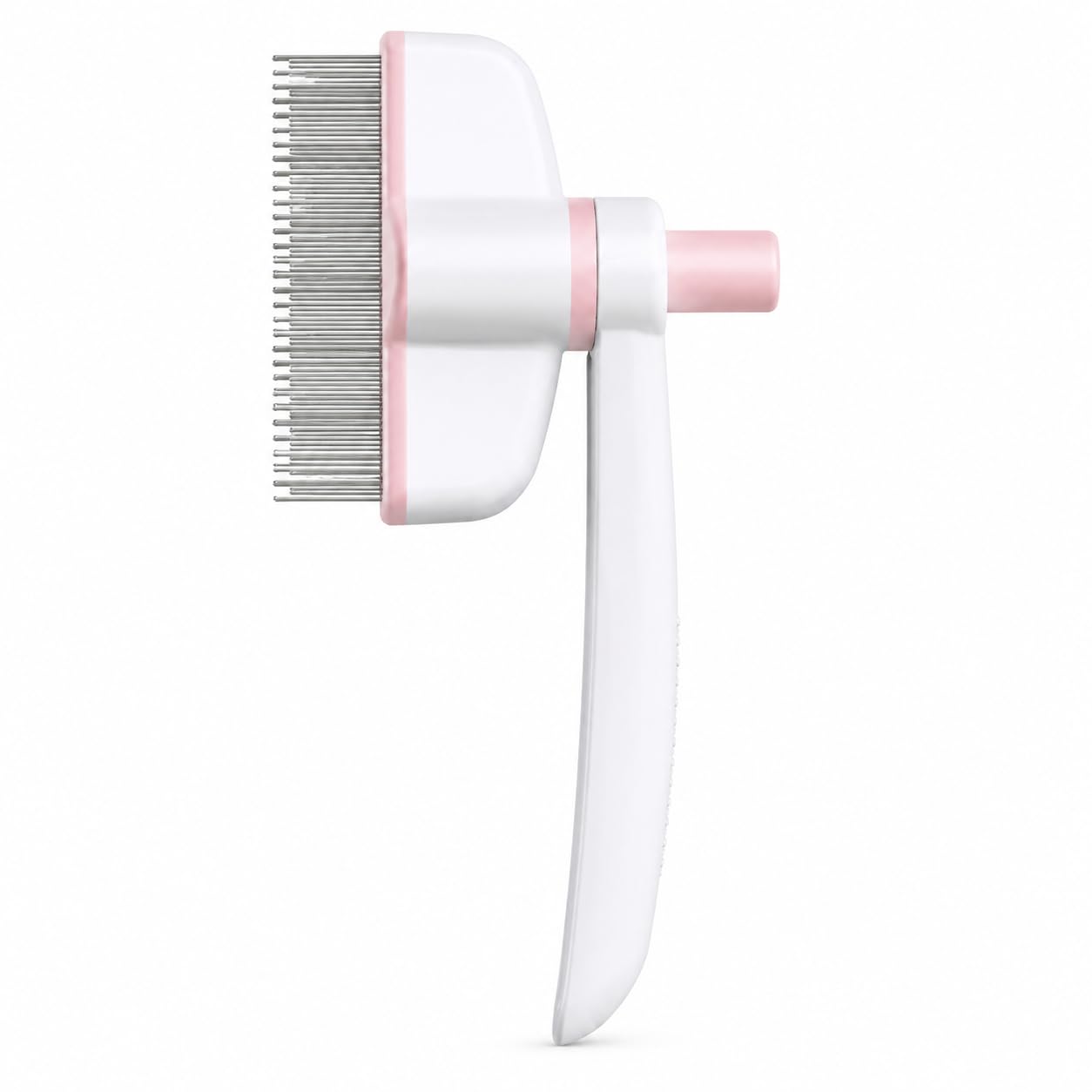 Pet Comb for Cat Dog, Self-Cleaning Cat Grooming Brush with Release Button