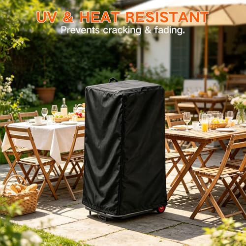 Image of Folding Chair Rack Cover for VEVOR Hanging type | Waterproof Chair Cart Cover, Folding Chair Storage Dolly Chair Holder Covers- 23 inch L x 23 inch W x 44 inch H