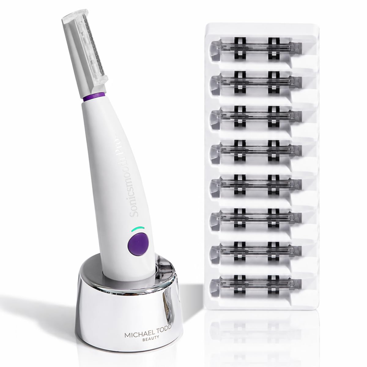 Amazon.com: Michael Todd Beauty Sonicsmooth Dermaplane Razor for